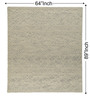 Beige Geometrical Wool Hand Tufted Carpet