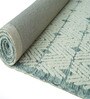 Beige Geometrical Wool Hand Tufted Carpet