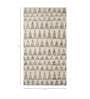 Beige Geometrical Wool 5'3 ft X 7'6 ft Flat Weaves