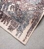 Beige Abstract Wool 5 ft x 7 ft Hand tufted Carpet