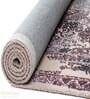 Beige Abstract Wool 5 ft x 7 ft Hand tufted Carpet