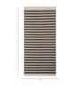 Beige Geometrical Wool 5 ft X 8 ft Flat Weaves