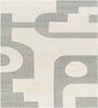 Beige Geometrical Wool 5 x 7 Feet Hand tufted Carpet