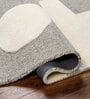 Beige Geometrical Wool 8 x 10 Feet Hand tufted Carpet