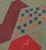 Multicolor Geometrical Wool and Cotton 5 x 8 Feet Hand tufted Carpet