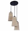 Gary Beige Bamboo Cluster Hanging Light