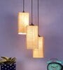 Newry Beige Cloth Cluster Hanging Light