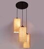 Newry Beige Cloth Cluster Hanging Light
