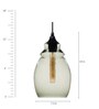 Faraday Transparent Glass Hanging Light