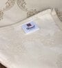 Beige Hallway Damasc Cotton Jacquard (96 x 13) Table Runner