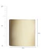 Fangio Beige Fabric Flush Mount Wall Light