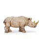 Beige Horned Rhino Resin Figurine Beige Horned Rhino Resin Figurine