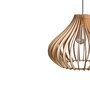 Bradbury Beige Wooden Hanging Light