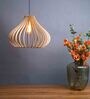Bradbury Beige Wooden Hanging Light