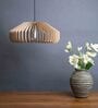 Maurice Beige Wooden Hanging Light