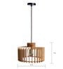 Euphoria Beige Wooden Hanging Light