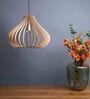 Bradbury Beige Wooden Hanging Light