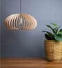 Magnum Beige Wooden Hanging Light