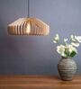 Maurice Beige Wooden Hanging Light