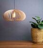 Magnum Beige Wooden Hanging Light