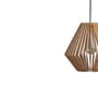 Accent Beige Wooden Hanging Light