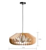 Maurice Beige Wooden Hanging Light