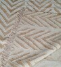 Beige Jute Geometric Handwoven Carpet