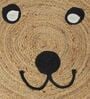Beige Jute 3 Ft Round Carpet