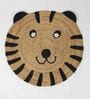 Beige Jute 3 Ft Round Carpet