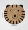 Beige Jute 3 Ft Round Carpet