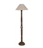 Beige Jute Coolie Floor Lamp