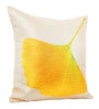 Beige Jute Floral 40x40 inches Cushion Covers Set of 5