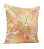 Beige Jute Floral 40x40 inches Cushion Covers Set of 5