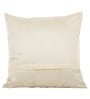 Beige Jute Geometric 40x40 inches Cushion Covers Set of 5