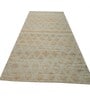Beige Geometric Jute 5 ft x 7 ft Hand Woven Carpet