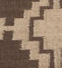 Beige Jute Geometric 60 x 84 Inches Flat Weaves Dhurries