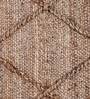Brown Jute Hand Woven 5 x 2 Feet Dhurrie