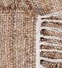 Brown Jute Hand Woven 5 x 2 Feet Dhurrie