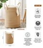 Laundry Basket For Clothes,Clothes Storage Baskets,Jute Laundry Bag