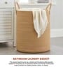 Laundry Basket For Clothes,Clothes Storage Baskets,Jute Laundry Bag