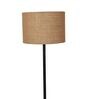 Beige Jute Shade Club Floor Lamp Iron Base