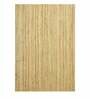 Beige Solid Jute 4 ft x 6 ft Hand Woven Carpet