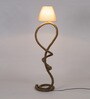 Beige Khadi Rustic Rope Floor Lamps