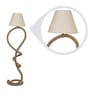 Beige Khadi Rustic Rope Floor Lamps