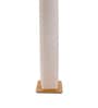 Beige Linen & metal Luxe linen majesty Floor Lamp