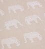 Beige Mandala Elephant Print 210 TC 100% Cotton Superking Bedsheet with 2 Pillow Covers Beige Mandala Elephant Print 210 TC 100% Cotton Superking Bedsheet with 2 Pillow Covers
