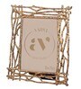 Beige Metal Golden Vine Luxe Tabletop Photo Frame 4X6Inches