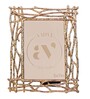 Beige Metal Golden Vine Luxe Tabletop Photo Frame 4X6Inches