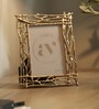 Beige Metal Golden Vine Luxe Tabletop Photo Frame 4X6Inches