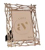 Beige Metal Golden Vine Luxe Tabletop Photo Frame 4X6Inches